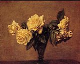 Roses VIII by Henri Fantin-Latour